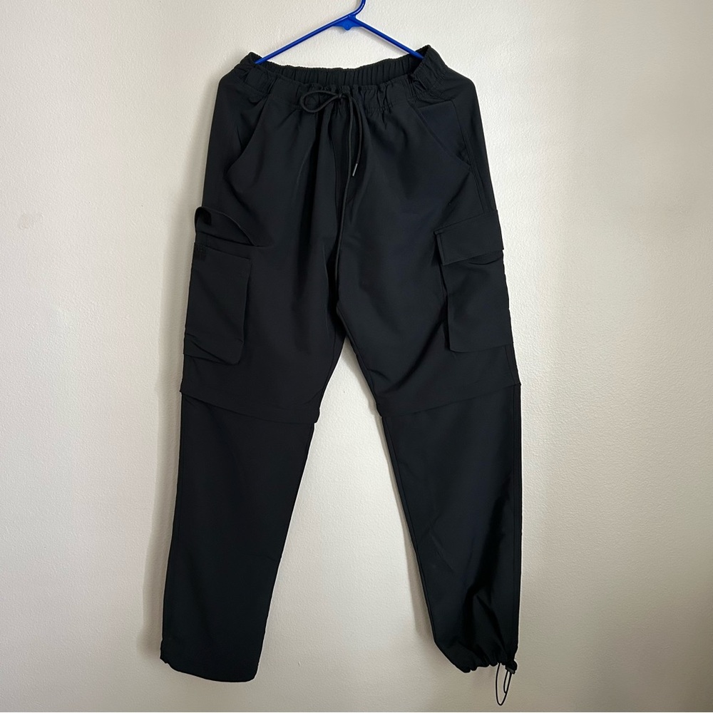 PANTS Jogger black Men’s Jogger Sz Medium Removable Legs just used once